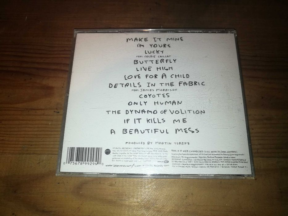 JASON MRAZ	- We Sing, We Dance, We Steal Things CD