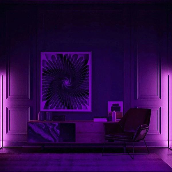 Lampa Stojąca, Narożna, Podłogowa 142cm LED RGB + Pilot