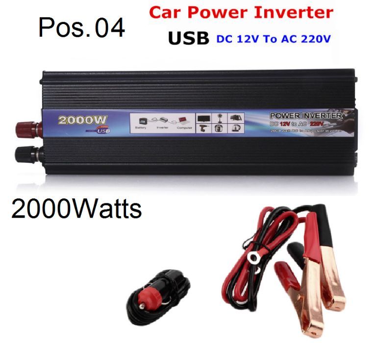 Vendo conversores de 12V e 24V com pontêcia de 500 a 4000W