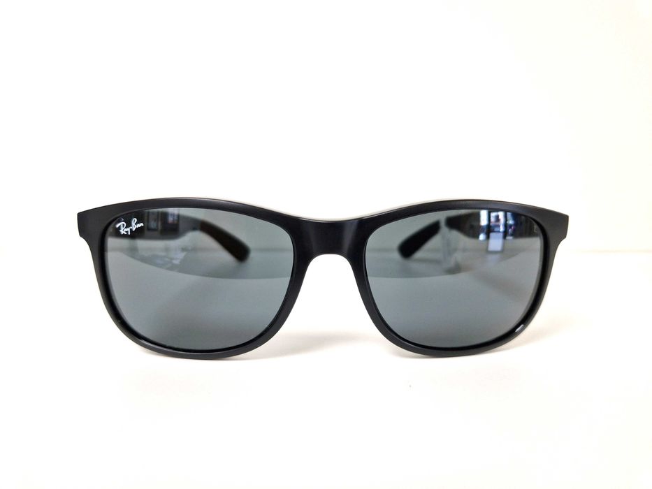Okulary przeciwsłoneczne Ray-Ban Andy Zielone szkła Czarne Męskie