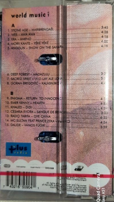 World Music, vol. 2, nagrana kaseta magnetofonowa, nowa w folii