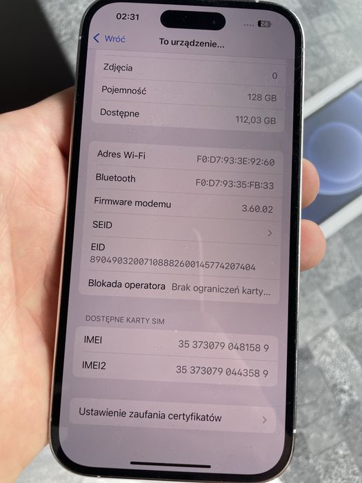 Iphone 14 pro 128gb