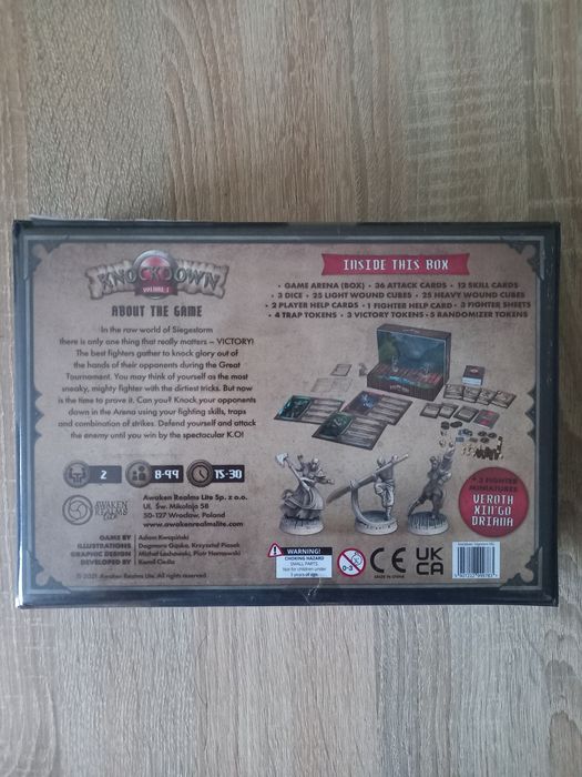 Knockdown, nowa w folii