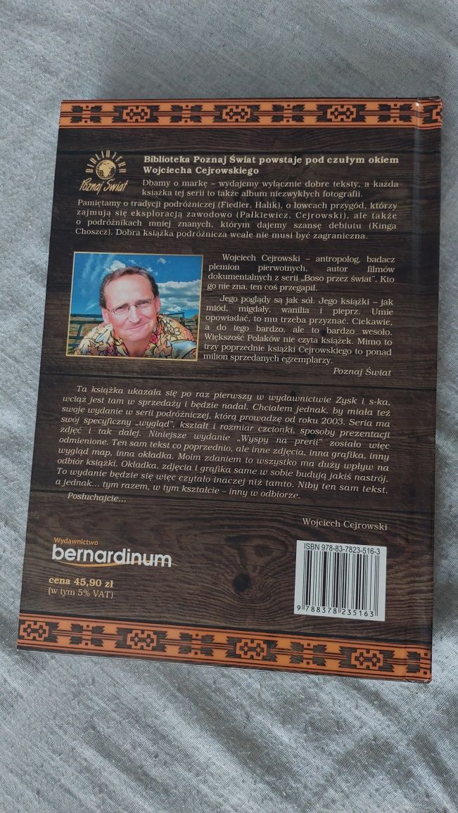 Książka z autografem Wojciech Cejrowski Wyspa na prerii