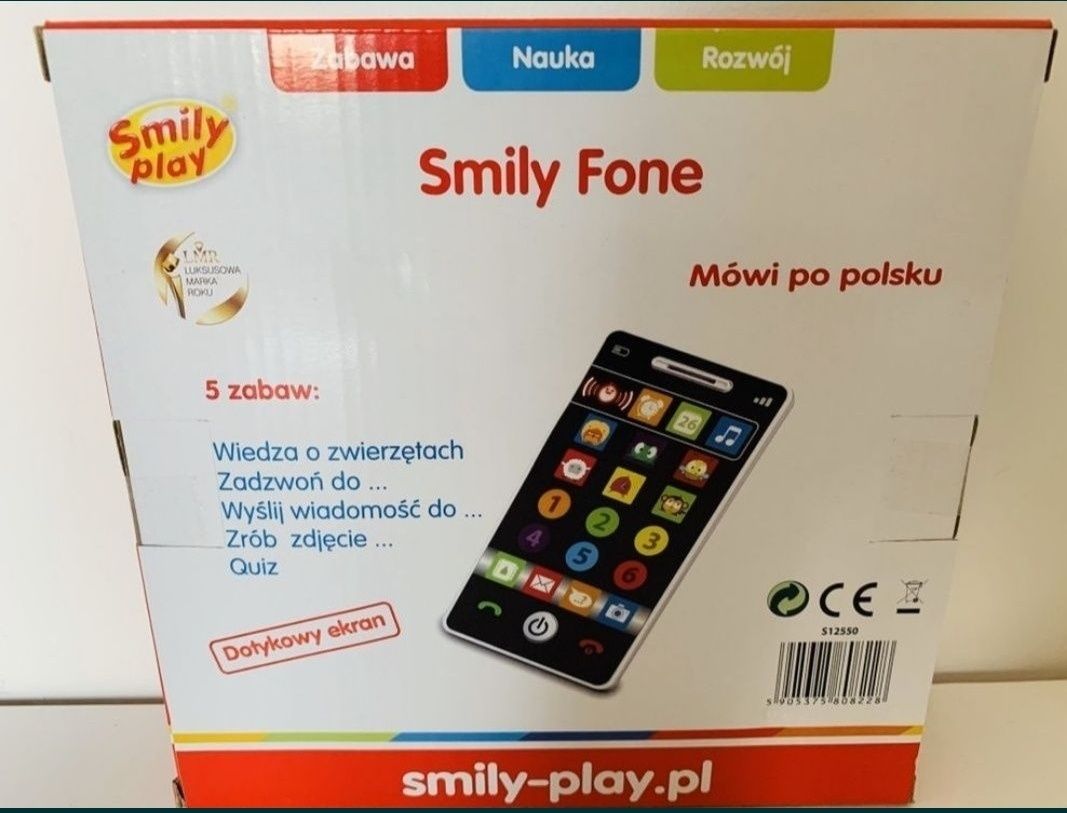 Nowy SMARTFON Smily Fone Telefon Mówi po Polsku Interaktywny - Sklep!