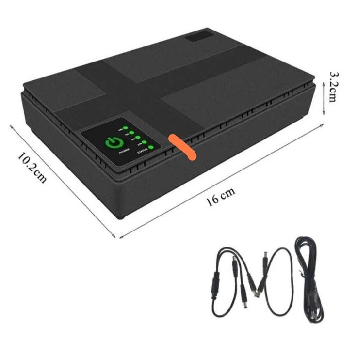 У наявності! Нові mini UPS ДБЖ ИБП роутера DC1018P 10400 мАгод