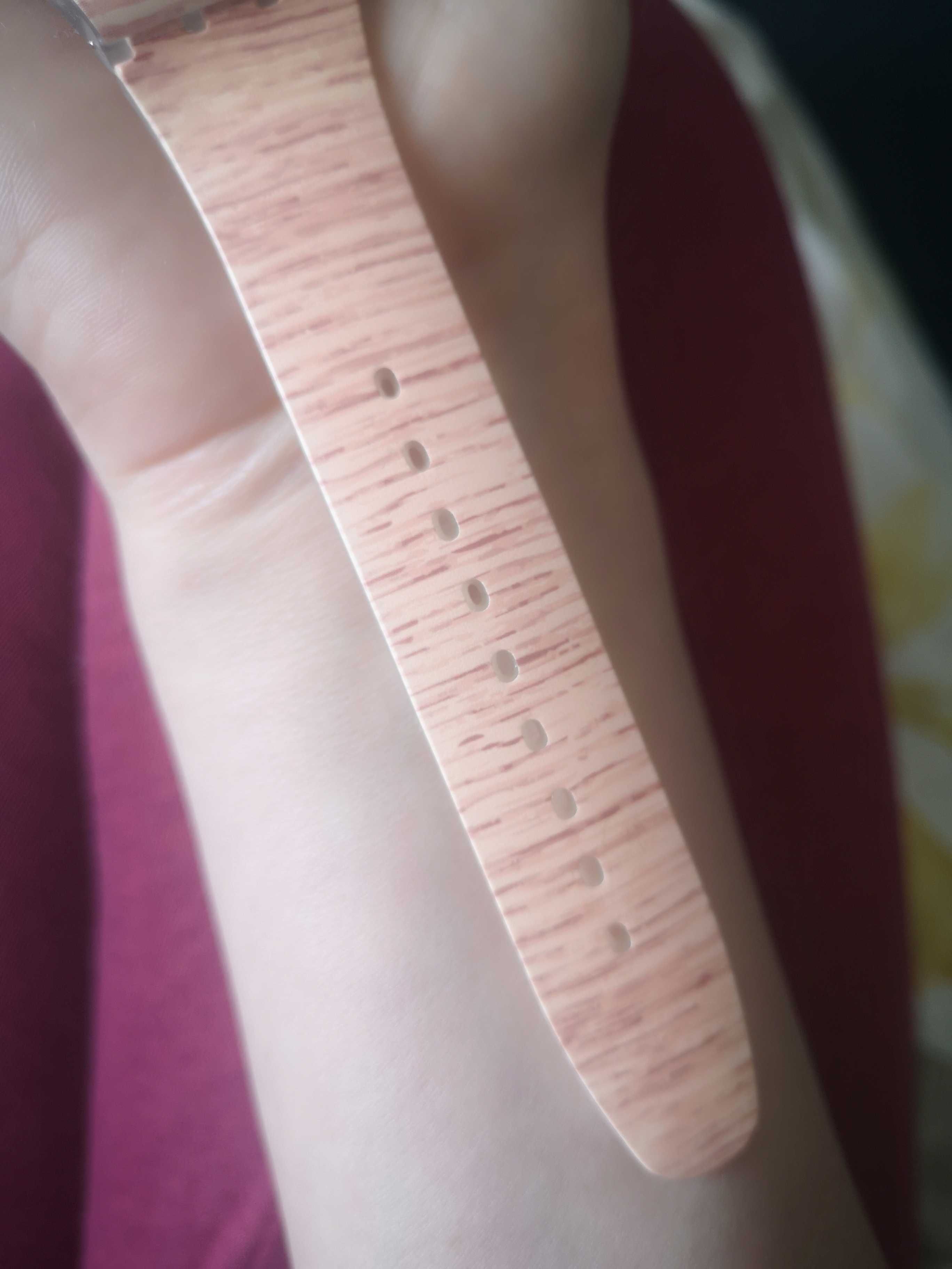 Nowy Zegarek swatch new gent niebieski beżowy plaża