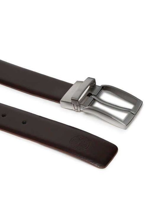 Ремінь TIMBERLAND натуральна ШКІРА кожа чорний і коричневий 3,5см XL