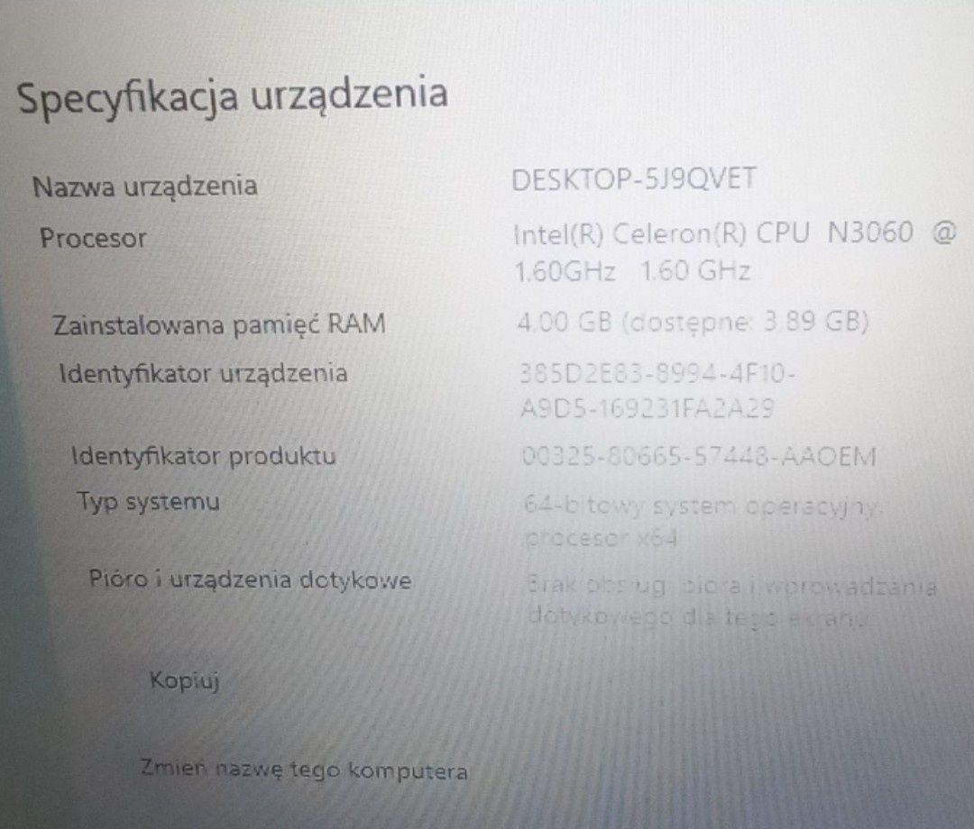 LAPTOP ASUS w dobrym stanie