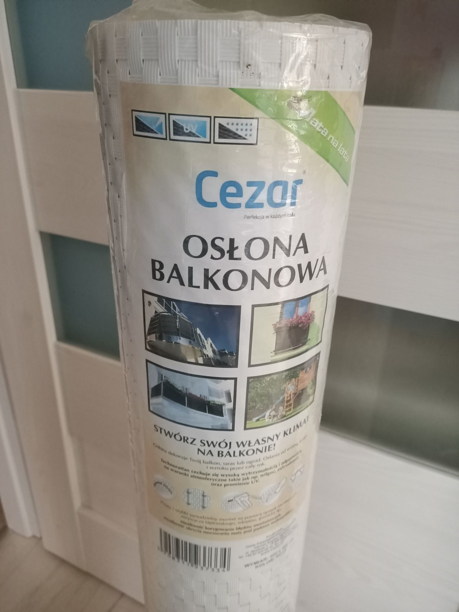 Osłona balkonowa z technorattanu