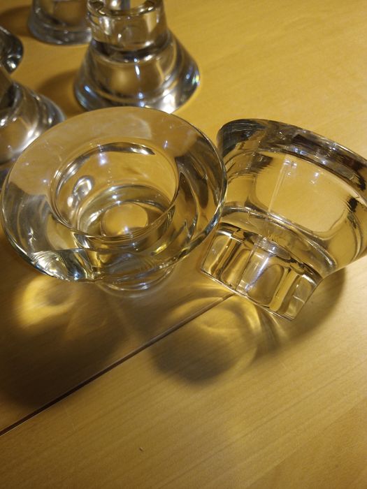 Świeczniki szklane 16 szt