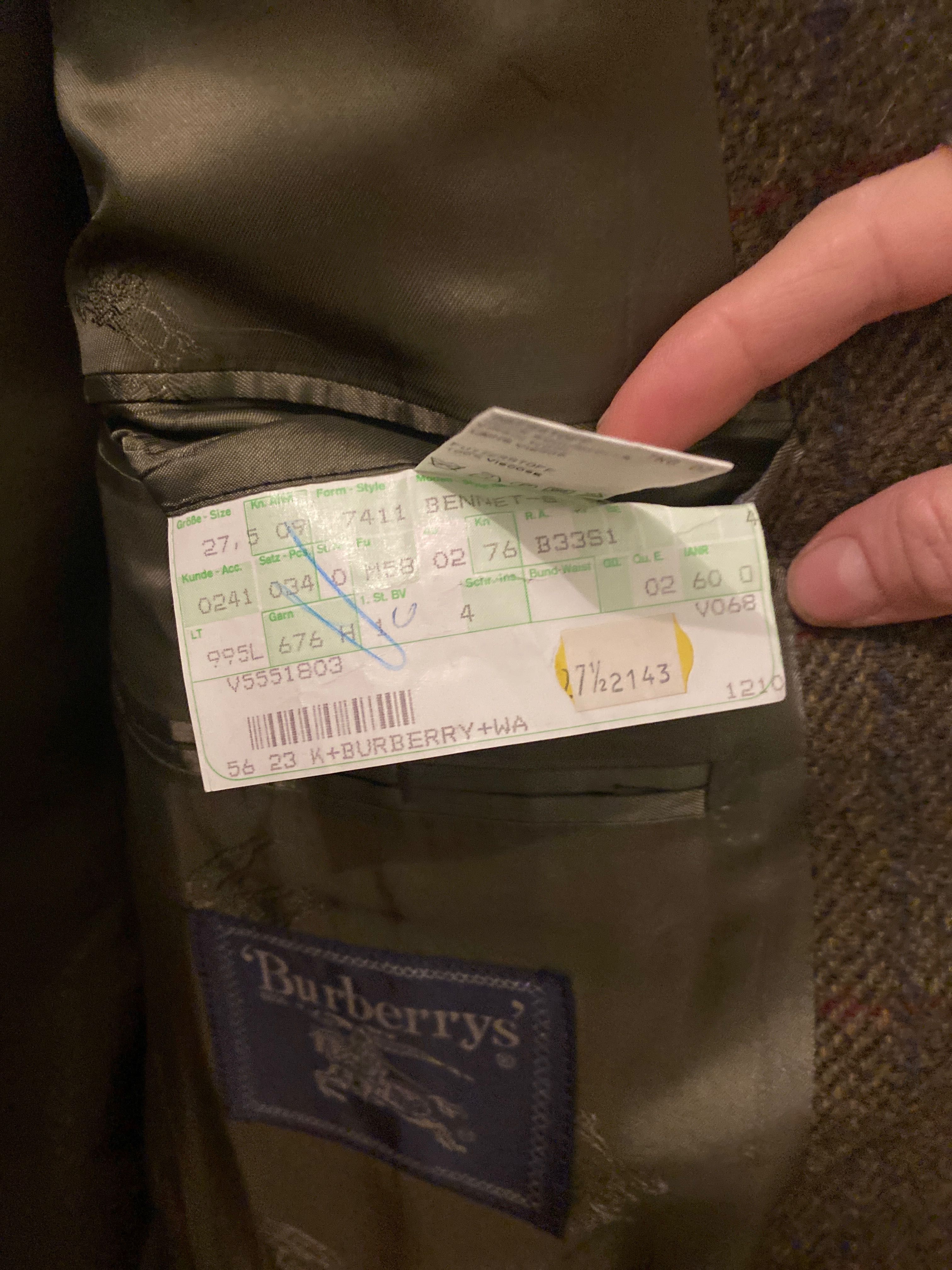 Burberry Marynarka męska