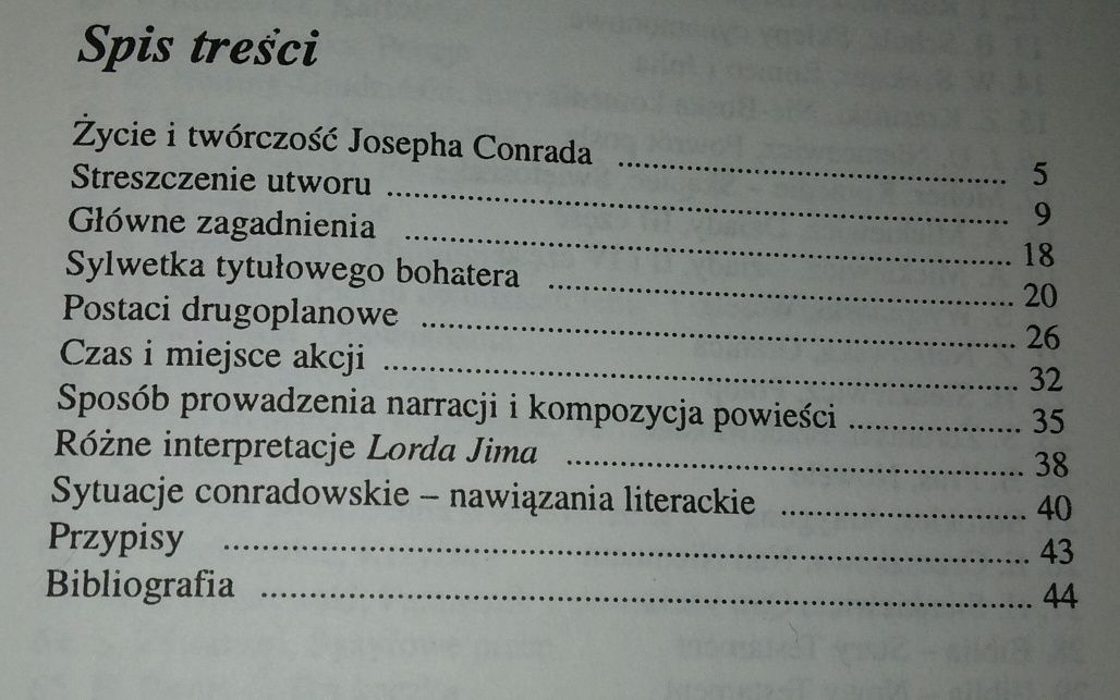 Biblioteczka opracowań. Lord Jim Josepha Conrada - Danuta Połańcxyk