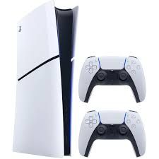 Ps 5 slim digital edition 1tb +2 gamepady