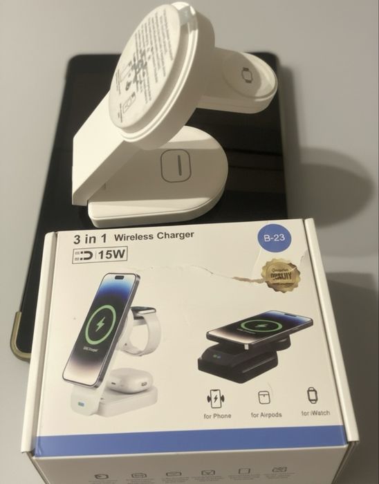 Беспроводная зарядка 3-в-1 для Apple: iPhone/iWatch/AirPods MagSafe