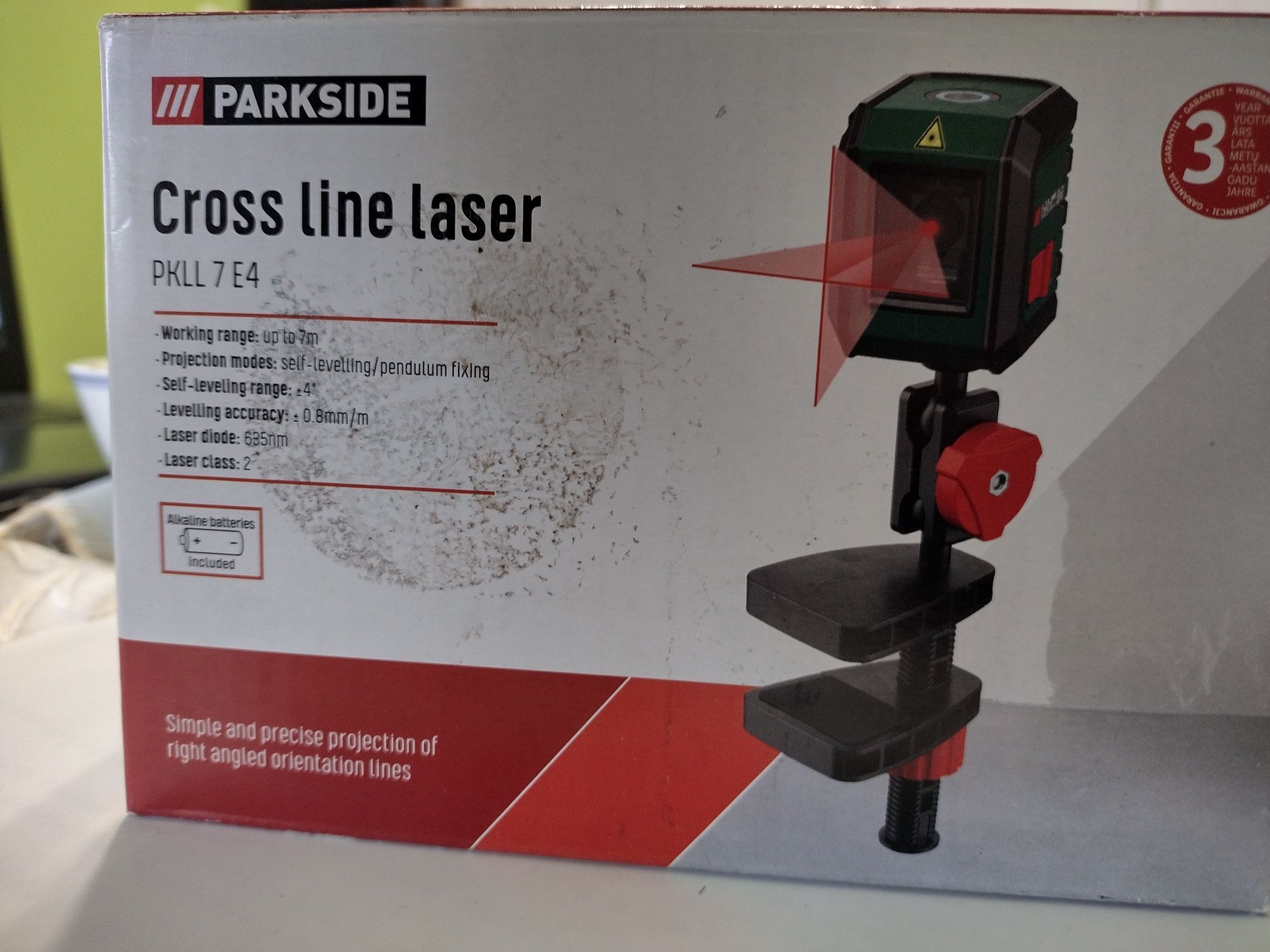Parkside Nowy laser PKLL 7 E4