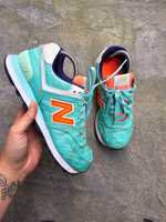 Damskie sportowe buty do biegania miętowe new balance 574 rozmiar 39