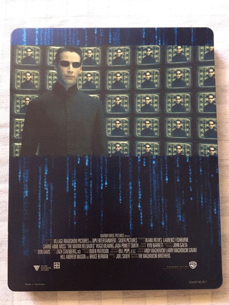 Steelbook blu-ray Matrix Reloaded