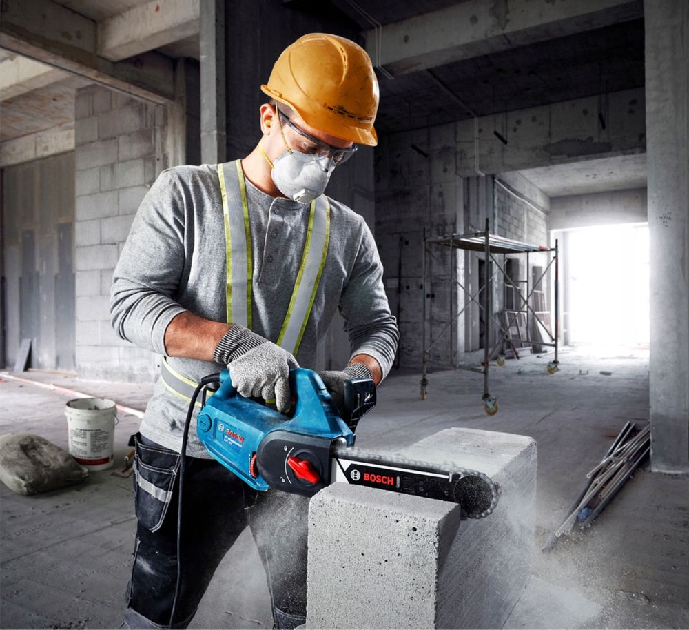 BOSCH Piła Pilarka do Betonu Komórkowego Drewna 1200 W Duży Zestaw