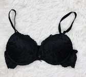 Biustonosz push-up 75A czarny Cubus