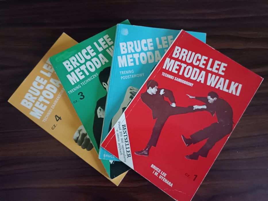 Metoda walki.Bruce Lee Część 1,2,3,4 cały komplet. Najtaniej!