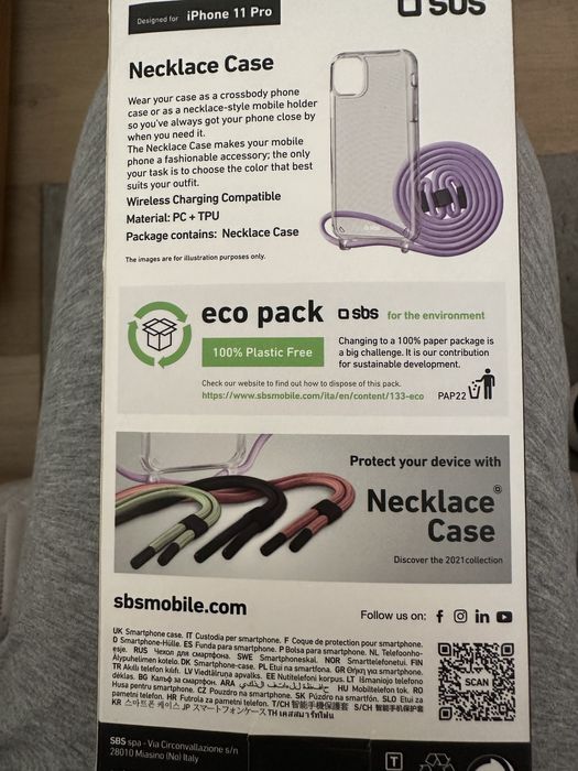 Capa iphone 11 pro com fio