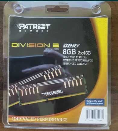 Оперативна пам'ять 8GB DDR3 Patriot