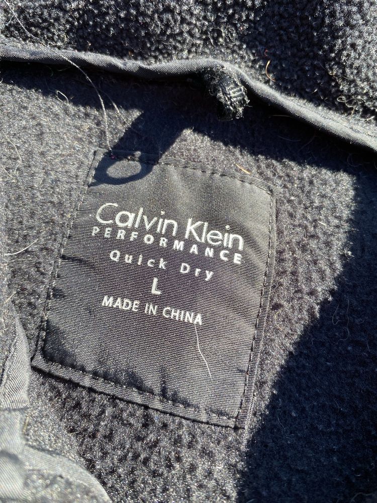 Kurtka polarowa Polar Calvin Klein Perfomance L czarny Denali fleece