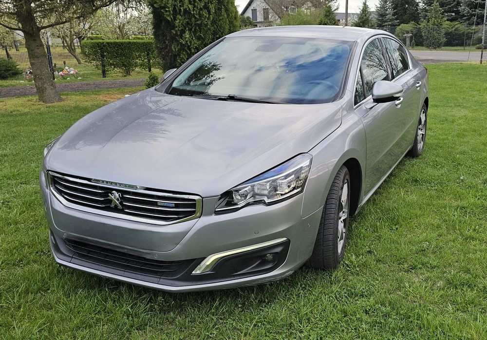 Peugeot 508 full opcja przebieg 82ty 06.2018 2.0 180KM ALLURE S&S AUTOMAT BLUE HDI