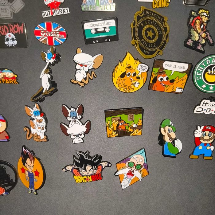 Pins Bandas de Rock Metal Musica