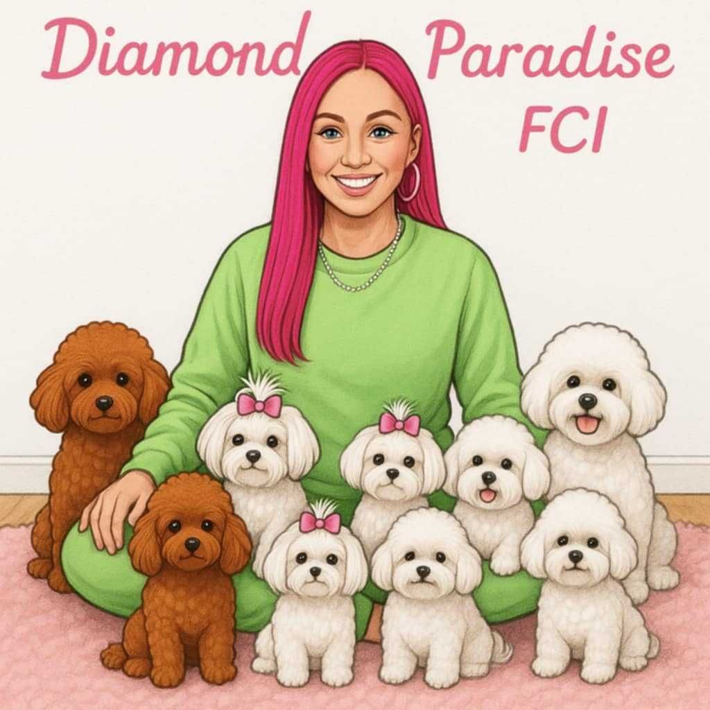 bichon frise suczka  z rodowodem FCI ,do odbioru