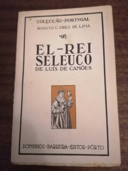 Livro RARO "El-Rei Seleuco" de Luis de Camões