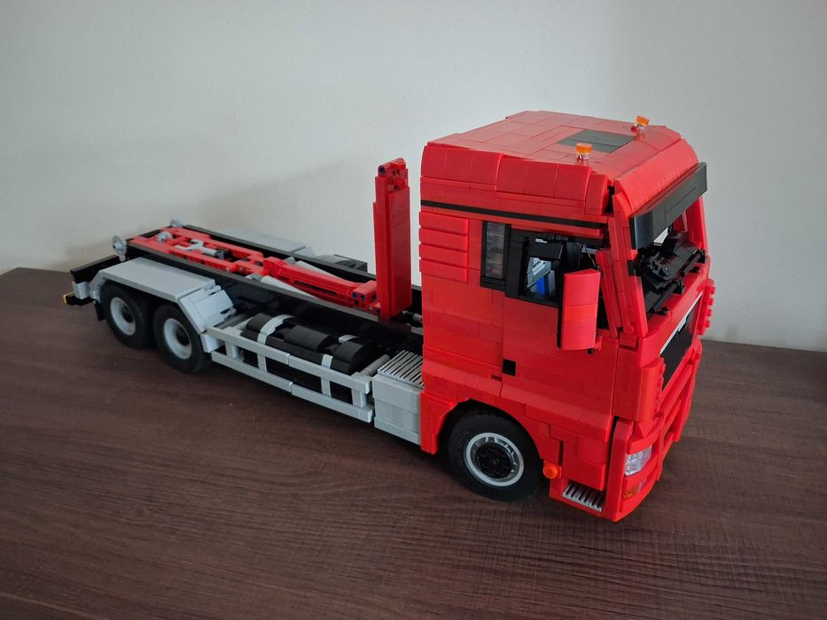 klocki zdalnie sterowany man tgx hakowiec; jak lego cada mould king