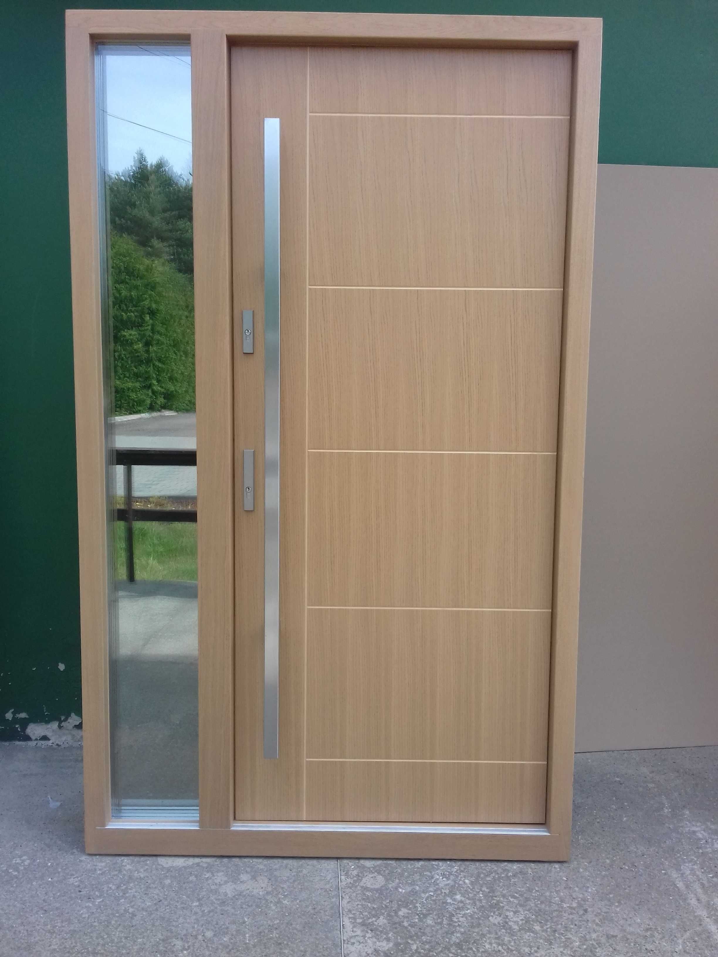 - 40 % Wyprzedaż Ekspozycji Drzwi Drewniane 88 mm Zewnętrzne 137 x 227