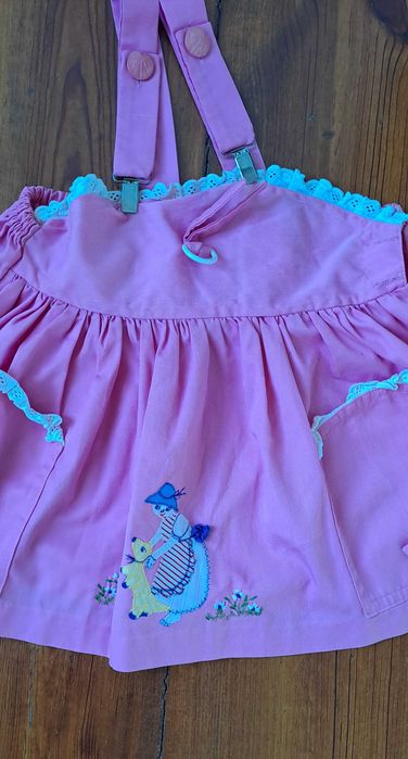 Vestido rosa vintage 3 anos