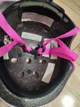 Kask rowerowy dla dziewczynki rozm 53-55 cm