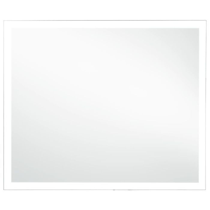 vidaXL Ścienne lustro łazienkowe z LED, 80 x 60 cm