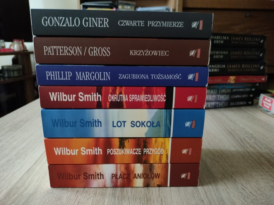 Sensacja, thriller - Wilbur Smith, Margolin, Patterson i inni