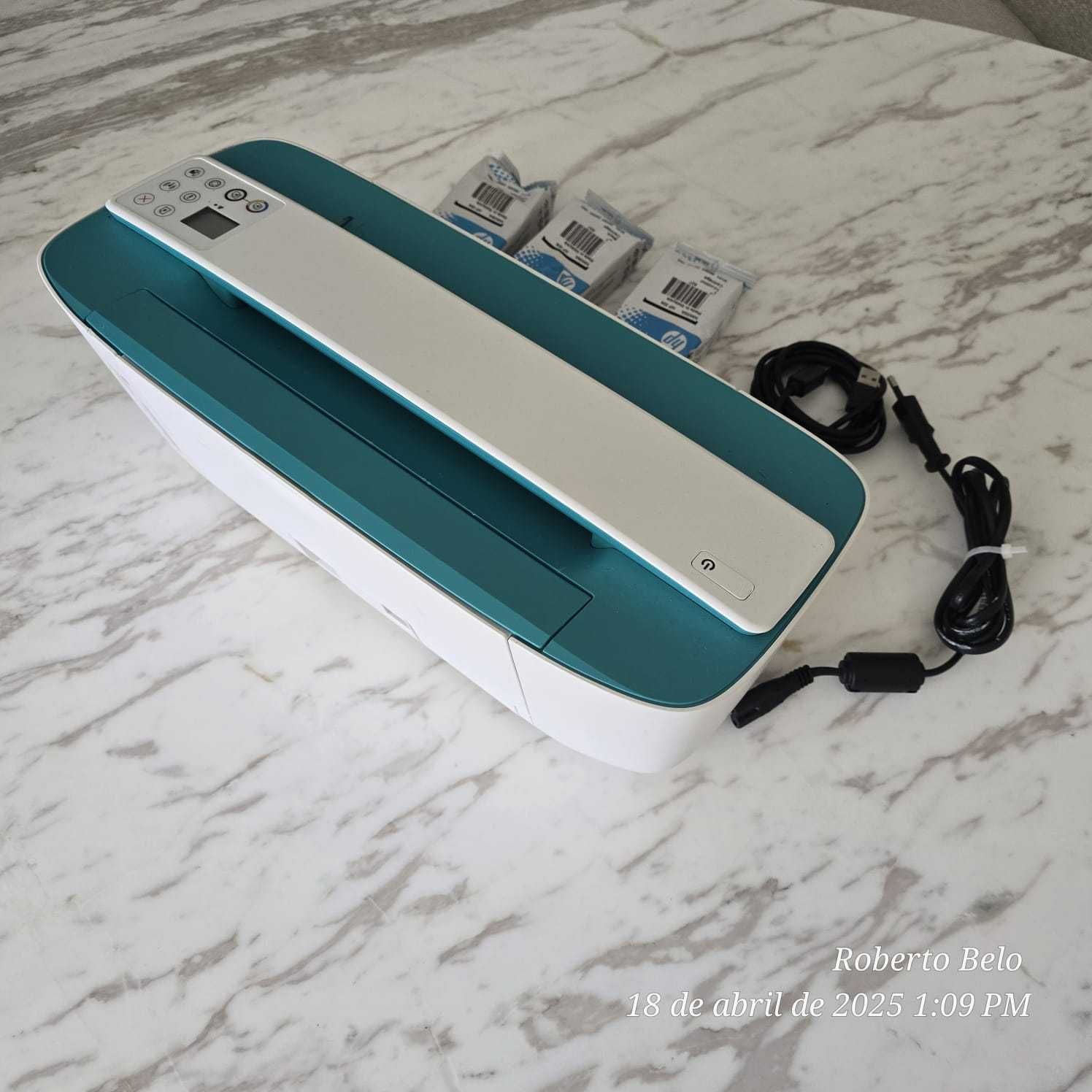 Impressora + Scanner + Cópias | HP 3762 | Ideal p/ Casa ou Escritório