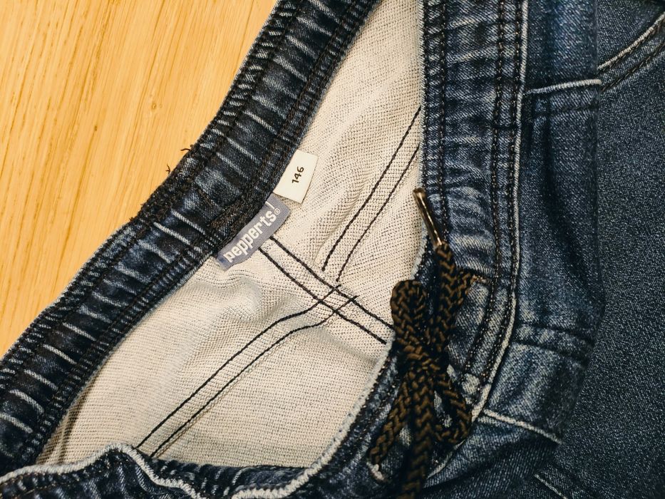 Spodnie joggery jeansy 146 Pepperts  chłopięce wygodne