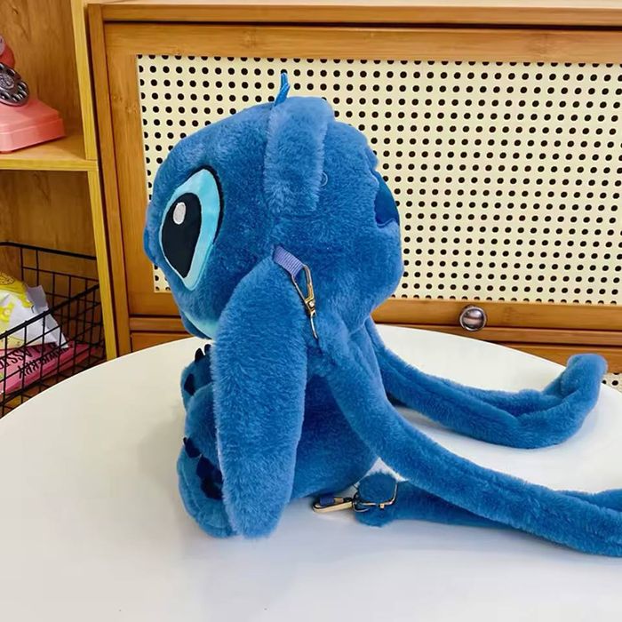 М'яка іграшка Стіч рюкзак 28см, Іграшка рюкзак Стіч, Стіч для дітей