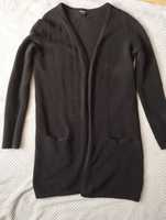 Sweter kardigan czarny S,M