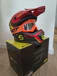 Kask crossowy cross mtb SHOT STORM Black NEON YELLOW RED