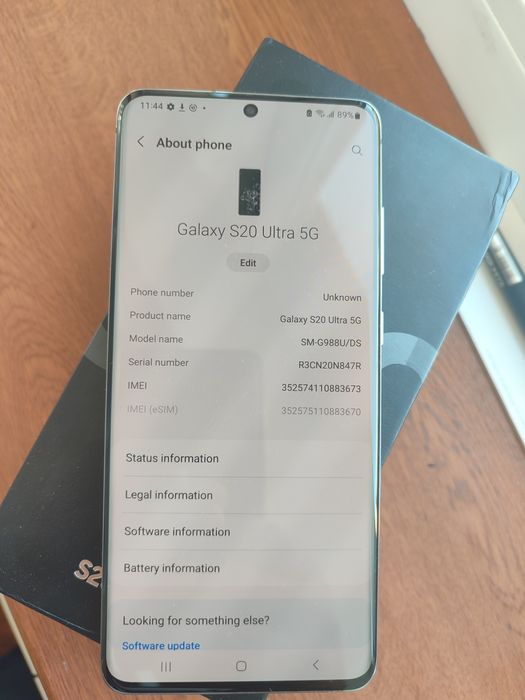 Samsung S20 ultra 5g