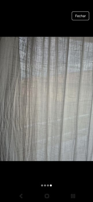 Conjunto de cortinas em linho