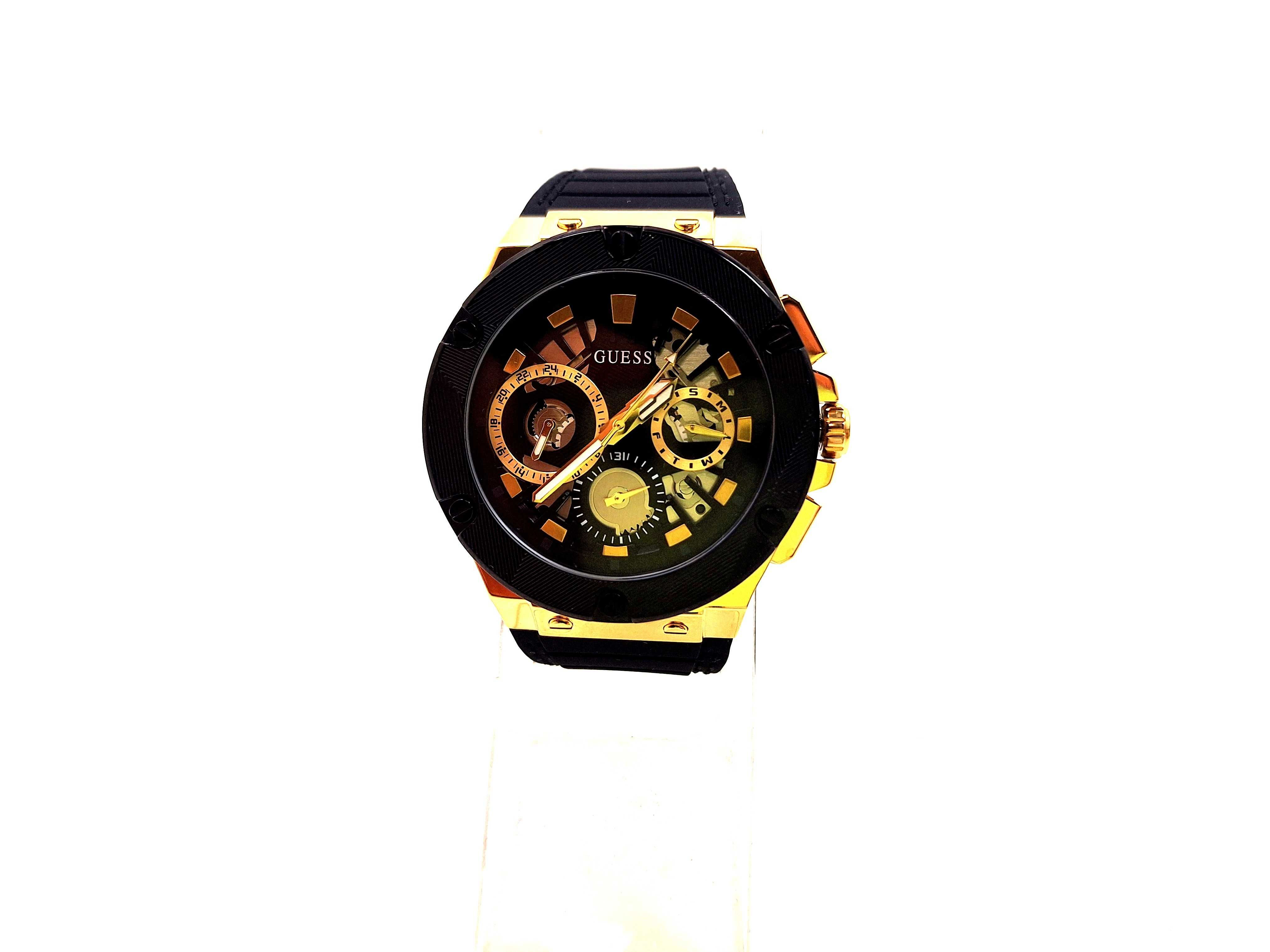 Męski zegarek Guess GW0487G5 Datownik Casualowy