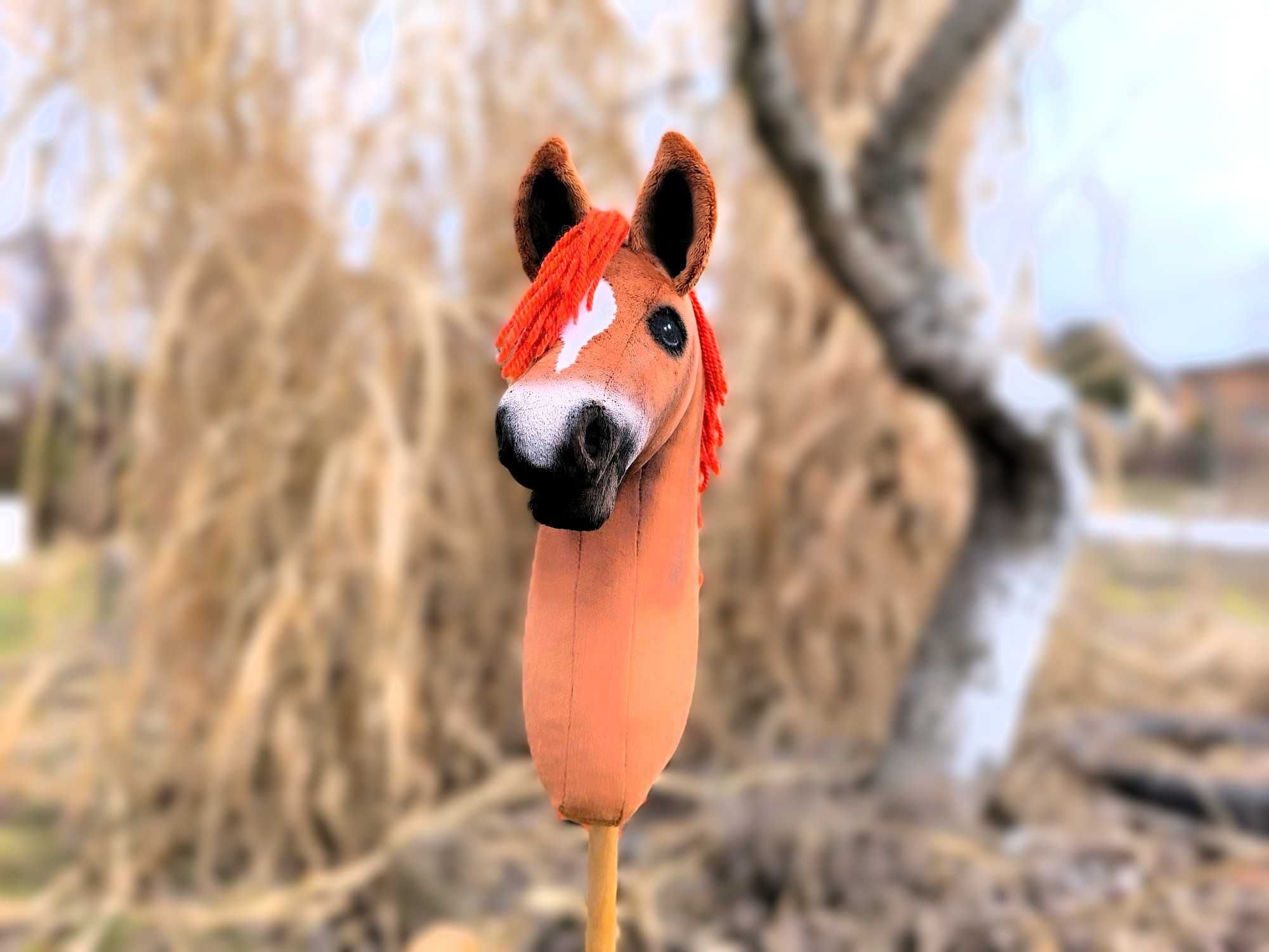 • HOBBY HORSE • Kasztanek • Rudy • A3 • GRATIS Kantar + wodze