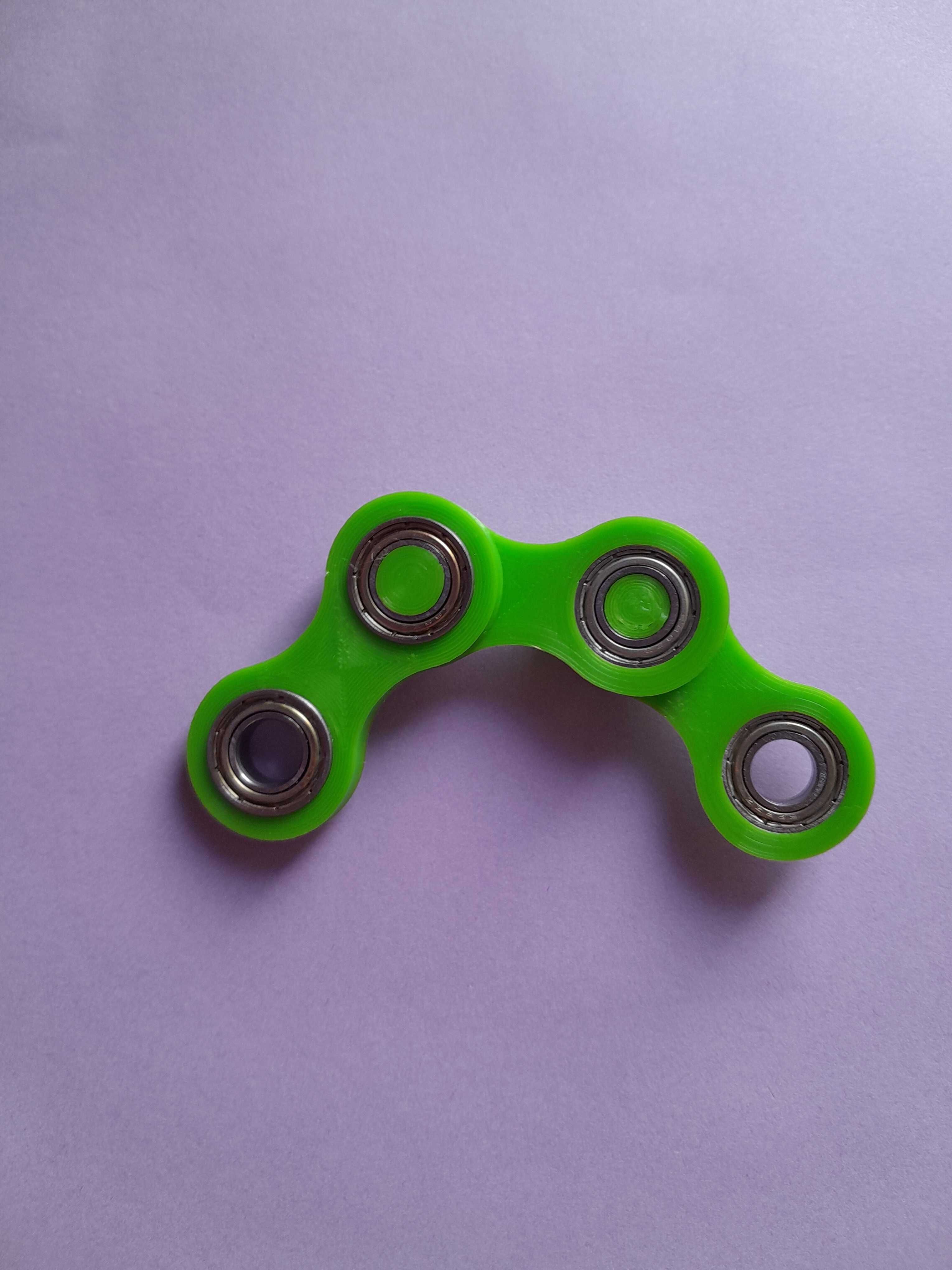 Potrójny obrotowy fidget spinner druk 3D antystresowy sensoryczny