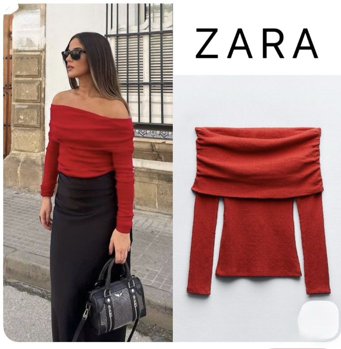 Светри zara з відкритими плечима
