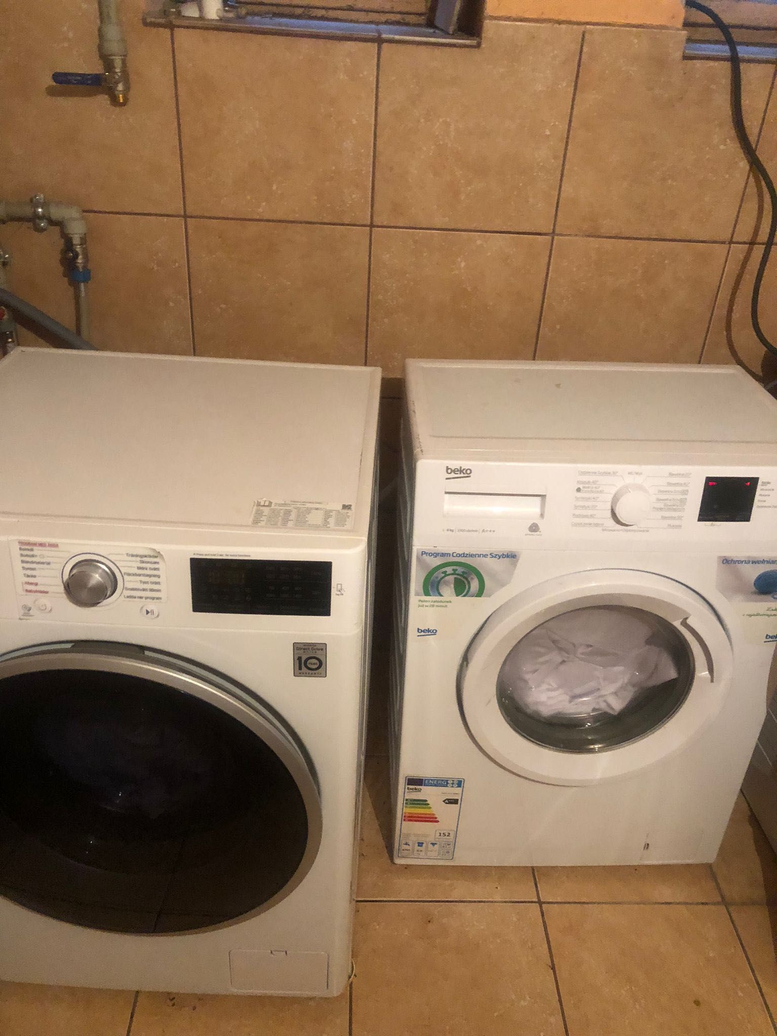 Sprzedam 6szt pralki i suszarki 1200zl calość